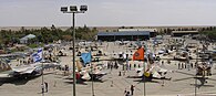 The IAF Museum with operational aircraft in the foreground in 2008 on Independence Day