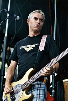 Escalante performing with The Vandals on the 2004 Warped Tour in Noblesville, Indiana.