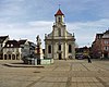 Der Marktplatz mit katholischer Pfarrkirche