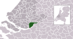 Location of Dordrecht