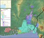 Map of the Cross River languages