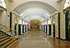 The main hall of Zvenigorodskaya station in March 2011