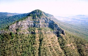 Mount Mitchell (1168 m) nahe Cunningham's Gap