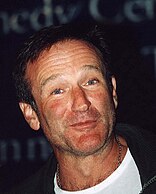 A photograph of Robin Williams