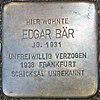 Stolperstein für Edgar Bär