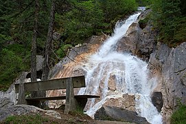 Tuxbach, der durch Schmelzwasser gespeist wird