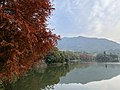 Peaceful lake view in the Wutong Mountain Scenic Spot