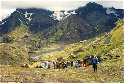 Þórsmörk, IJsland