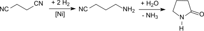 γ-Butyrolactatam aus Succinonitril