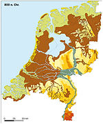 Nederland rond 800 n. Chr.