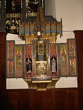 Aumbry in St Mary Magdalene. Munster Square