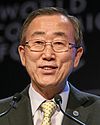 Ban Ki-moon at the World Economic Forum at Davos, Switzerland in 2008