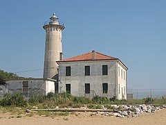 Il faro di Bibione, prima dei lavori di ristrutturazione del 2015