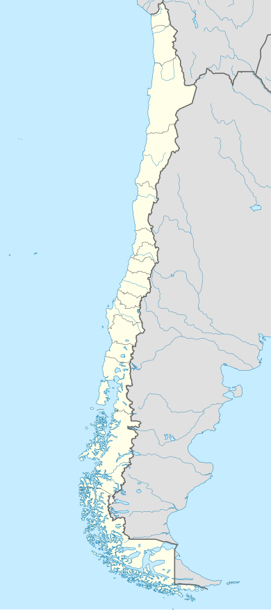 Mapa konturowa Chile