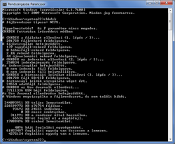 Chkdsk.exe a C: meghajtót ellenőrzi