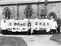 The choir at the church in the early 20th century