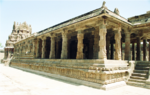 A temple from the Chola dynasty period. Cholas were an important ruling dynasty in the history of Tamil Nadu.