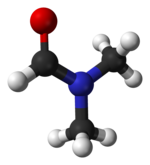 Molecuulmodel van dimethylformamide