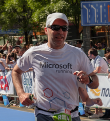 Dragan at the Belgrade Marathon