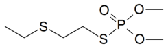 Structuurformule van demeton-S-methyl