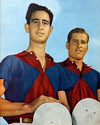 Horacio Heguy and Juan Carlos Harriott, winners with Coronel Suárez in 1958