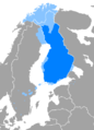 Finnish Language distribution