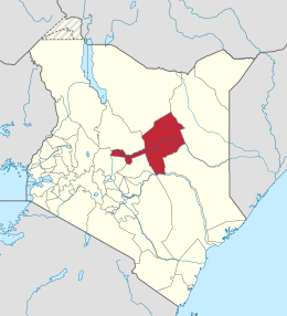 Contea di Isiolo – Localizzazione