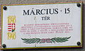 1848. március 15., Március 15. tér 1.