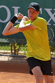 Jannik Sinner, 2024 men's singles champion. It was his first major title.