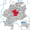 Lage der Stadt Stadthagen im Landkreis Schaumburg