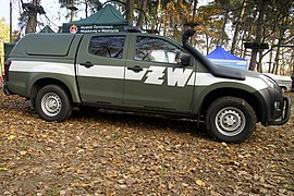 An Isuzu D-Max of the Polish ŻW.