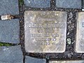 der Stolperstein für Uscher Bibrowski