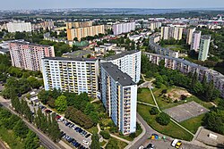 Aerial view of Osiedle Słoneczne