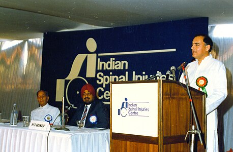 Ahluwalia with former Prime Minister of India - Rajiv Gandhi