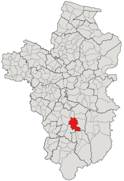 Subdistrict location in Ubon Ratchathani province