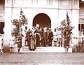 Der britische Gouverneur der Goldküste Frederick Gordon Guggisberg bei einer feierlichen Inauguration am Achimota College im Jahre 1927