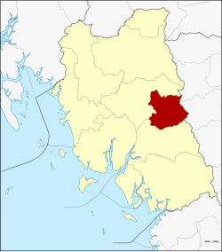 District location in Trang province