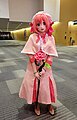 Animegao kigurumi cosplay of Lily (Recovery of an MMO Junkie) at Matsuricon 2022.