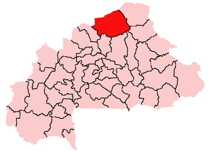 Location in Burkina Faso