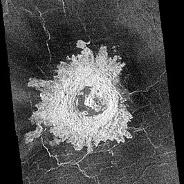 Radarbeeld van de ruimtesonde Magellan