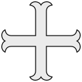 Horgonyvégű kereszt (fr: croix anillée, en: cross moline), a liliomvégű kereszt, illetve a horgonykereszt egyik változatának tekinthető. A horgonyt, mely a hajót szorosan hozzáköti a fenékhez, életmentő eszköznek tekintették.