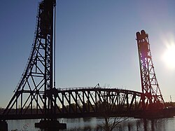 Dain City Railroad Bridge over the old Welland Canal in Dain City