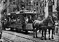 Atlı tramvay, 1800'lü yılların sonu, Gdansk, Polonya