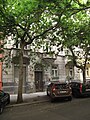 One of the residential house covered by trees