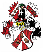 Stammwappen derer von Münch in Siebmachers Wappenbuch (nachkoloriert)