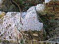 Detail of the high quality stonework on window facing towards Eglinton Country Park