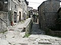 Straße Via delle Scalette in Santa Fiora im Ortsdrittel Borgo