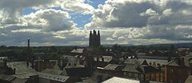 Panorama von Wrexham