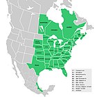 Symphyotrichum lateriflorum distribution map