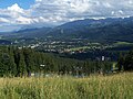 Widok ogólny na Tatry i Zakopane, 2010